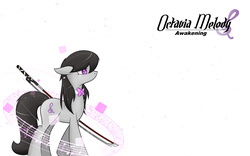 Size: 1920x1200 | Tagged: safe, artist:laptop-pone, octavia melody, earth pony, pony, g4, female, fire emblem, fire emblem awakening, solo, sword, weapon