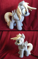 Size: 900x1400 | Tagged: safe, artist:obcor, derpy hooves, pegasus, pony, g4, female, irl, mare, photo, plushie, solo
