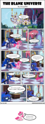 Size: 1860x5053 | Tagged: safe, artist:j-bronyind, pinkie pie, princess luna, g4, canterlot, comic, fourth wall, magic mirror