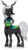 Size: 471x837 | Tagged: safe, artist:unoriginai, oc, oc only, centaur, changeling, hybrid, ponytaur, taur, antagonist, clothes, contest entry, crack shipping, interspecies offspring, offspring, parent:lord tirek, parent:queen chrysalis, parents:chrystirek, simple background, solo, transparent background