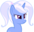 Size: 646x612 | Tagged: safe, artist:twilight7070, trixie, pony, unicorn, g4, alternate hairstyle, female, mare, solo