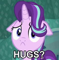 Size: 522x531 | Tagged: safe, edit, screencap, starlight glimmer, pony, unicorn, g4, season 6, the crystalling, :<, :c, bronybait, cute, faic, female, floppy ears, glimmerbetes, hugs needed, image macro, looking at you, mare, meme, question, sad, sadface glimmer, solo, talking to viewer