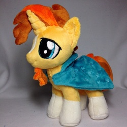 Size: 960x960 | Tagged: safe, artist:burgunzik, sunburst, pony, unicorn, g4, the crystalling, irl, male, photo, plushie, solo, stallion