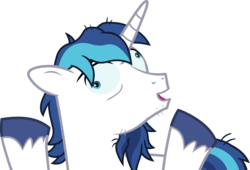 Size: 4993x3395 | Tagged: safe, artist:pageturner1988, shining armor, g4, the crystalling, cracked armor, derp, faic, male, messy mane, simple background, sleep deprivation, solo, stubble, transparent background, vector