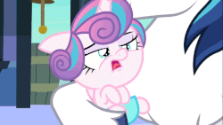 Size: 640x360 | Tagged: safe, screencap, princess flurry heart, shining armor, g4, the crystalling, animated, sneezing