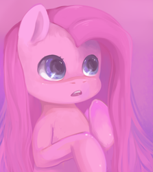 Size: 2311x2595 | Tagged: dead source, safe, artist:misukitty, pinkie pie, g4, female, high res, open mouth, pinkamena diane pie, simple background, solo