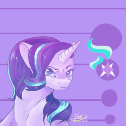 Size: 1600x1600 | Tagged: safe, artist:rustyscreech, starlight glimmer, g4, female, looking at you, solo