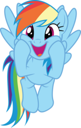 Size: 3183x5000 | Tagged: safe, artist:dashiesparkle, rainbow dash, g4, the crystalling, adorkable, cute, daaaaaaaaaaaw, dashabetes, dork, excited, female, happy, simple background, solo, squishy cheeks, transparent background, vector