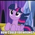 Size: 702x699 | Tagged: safe, screencap, twilight sparkle, g4, the crystalling, castle, cute, female, image macro, innocent, meme, pure unfiltered evil, smiling, solo, text, twilight sparkle (alicorn)
