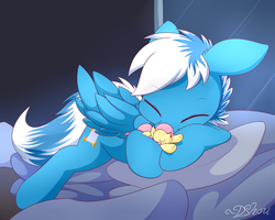 Size: 1280x1024 | Tagged: safe, artist:dshou, fluttershy, oc, oc only, pegasus, pony, cute, pillow, plushie, sleeping, solo
