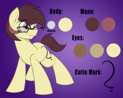 Size: 900x716 | Tagged: safe, artist:artsyambi, oc, oc only, oc:ambiguity, reference sheet, solo