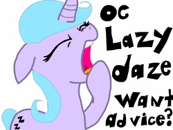 Size: 2048x1536 | Tagged: safe, artist:paper pony artwork, artist:rihanna bell pepper, oc, oc only, oc:lazy dayz, sleepy, trace, yawn