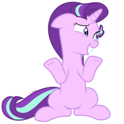 Size: 1024x1028 | Tagged: safe, artist:tigerbeetle, starlight glimmer, pony, unicorn, g4, simple background, solo, transparent background, vector