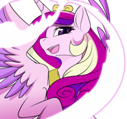 Size: 1280x1198 | Tagged: safe, artist:lustrous-dreams, artist:vectorpone, princess cadance, g4, female, simple background, solo, transparent background, vector