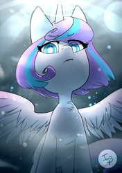 Size: 1049x1488 | Tagged: safe, artist:brownie97, princess flurry heart, alicorn, pony, g4, the crystalling, evil, evil flurry heart, female, looking at you, older, older flurry heart, solo
