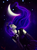 Size: 1024x1366 | Tagged: safe, artist:das_leben, princess luna, human, g4, female, humanized, night, solo