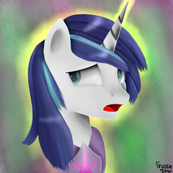 Size: 2048x2048 | Tagged: safe, artist:frozentear7, shining armor, g4, bust, high res, male, portrait, solo