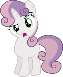 Size: 4844x5899 | Tagged: safe, artist:akakun, sweetie belle, pony, crusaders of the lost mark, g4, absurd resolution, faic, female, open mouth, simple background, solo, transparent background, vector