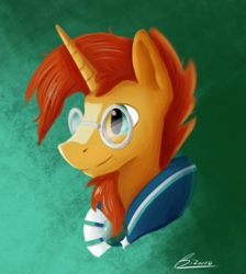 Size: 1280x1431 | Tagged: safe, artist:swiftsketchpone, sunburst, pony, unicorn, g4, the crystalling, male, solo, stallion, sunburst's glasses