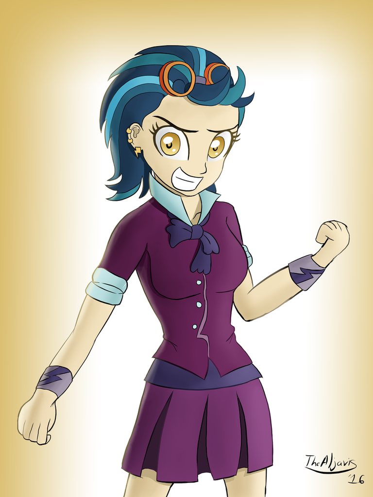 Safe Artist Thealjavis Indigo Zap Equestria Girls Friendship Games Clothes