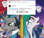 Size: 736x636 | Tagged: safe, idw, king sombra, princess celestia, g4, spoiler:comic, comic drama, good king sombra, harsher in hindsight, lauren faust, mirror universe, word of faust