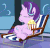 Size: 679x646 | Tagged: safe, screencap, starlight glimmer, pony, unicorn, g4, season 6, the crystalling, aweeg*, eating, faic, female, food, gif, great moments in animation, non-animated gif, on side, popcorn, puffy cheeks, solo