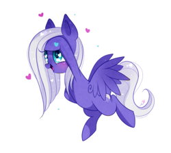 Size: 1199x1070 | Tagged: safe, artist:ipun, oc, oc only, oc:raine moon, heart eyes, simple background, solo, transparent background, wingding eyes