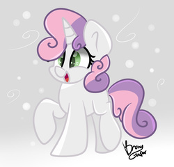 Size: 1799x1728 | Tagged: safe, artist:lynchristina, sweetie belle, g4, female, open mouth, solo