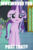 Size: 446x670 | Tagged: safe, edit, screencap, spike, starlight glimmer, pony, unicorn, g4, the crystalling, female, floppy ears, image macro, mare, meme, sad, sadlight glimmer, solo focus, text edit, why would you post that