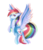 Size: 3402x3923 | Tagged: safe, artist:kurochhi, rainbow dash, g4, female, high res, no mouth, simple background, solo, spread wings, transparent background