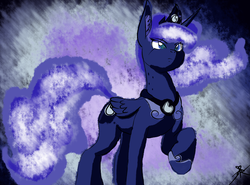 Size: 2048x1516 | Tagged: safe, artist:marvelousqueen, princess luna, g4, female, solo