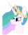 Size: 3483x4365 | Tagged: safe, artist:braziliancitizen, princess celestia, g4, bust, female, portrait, solo