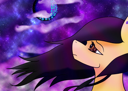 Size: 2100x1500 | Tagged: safe, artist:viennaarts, oc, oc only, cloud, galaxy