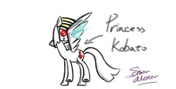 Size: 1536x781 | Tagged: safe, artist:scissormercer, oc, oc only, oc:princess kobato, alicorn, pony, alicorn oc, cross of st peter, solo, white coat