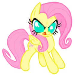 Size: 807x802 | Tagged: safe, artist:perfectaquarium, fluttershy, pegasus, pony, g4, female, mare, solo