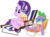 Size: 1936x1432 | Tagged: safe, artist:masem, artist:xebck, spike, starlight glimmer, dragon, pony, unicorn, g4, my little pony: friendship is magic, the crystalling, the cutie re-mark, :t, aweeg*, beach chair, chair, cute, drink, drinking, eating, female, food, glass, juice, lemonade, lounging, male, on side, popcorn, popcorn buddies, puffy cheeks, ship:sparlight, shipping, simple background, smiling, straight, straw, sunglasses, transparent background, underhoof, vector