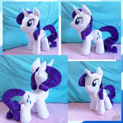 Size: 1800x1800 | Tagged: safe, artist:obcor, rarity, g4, irl, photo, plushie, solo