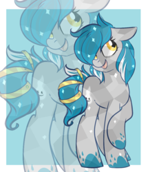 Size: 1032x1200 | Tagged: safe, artist:daydreamsyndrom, oc, oc only, crystal pony, pony, solo