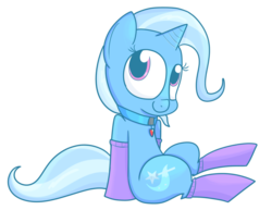 Size: 1280x990 | Tagged: safe, artist:mr-degration, trixie, pony, unicorn, g4, clothes, collar, female, heart, mare, simple background, socks, solo, transparent background