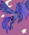 Size: 1200x1419 | Tagged: safe, artist:headphonehijack, princess luna, alicorn, pony, g4, female, flying, mare, simple background, solo