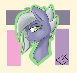 Size: 2000x1900 | Tagged: safe, artist:billysan727, limestone pie, g4, bust, female, portrait, solo