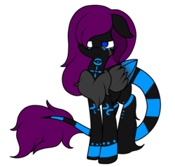 Size: 1024x979 | Tagged: safe, artist:fps-foxi, oc, oc only, oc:dream shade, pegasus, pony, solo