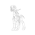 Size: 1280x1280 | Tagged: safe, artist:hoverrover, pegasus, pony, skeleton pony, explicit source, monochrome, skeleton, spooky