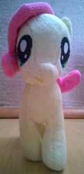 Size: 1655x3431 | Tagged: safe, fluttershy, g4, aurora, irl, photo, plushie, solo