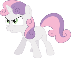 Size: 3581x2902 | Tagged: safe, artist:porygon2z, sweetie belle, g4, sisterhooves social, female, high res, simple background, solo, trace, transparent background, vector