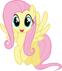 Size: 3468x4000 | Tagged: safe, artist:dashiesparkle, fluttershy, g4, .svg available, cute, female, looking at you, open mouth, shyabetes, simple background, solo, transparent background, vector