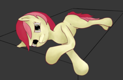 Size: 700x457 | Tagged: safe, artist:kritwan blue, roseluck, earth pony, pony, g4, cute, female, mare, on side, solo