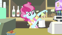 Size: 1280x720 | Tagged: safe, screencap, cup cake, equestria girls, g4, crow's feet