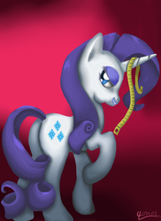 Size: 3574x4910 | Tagged: safe, artist:lukeine, rarity, pony, unicorn, g4, absurd resolution, butt, female, looking at you, measuring tape, plot, solo