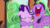 Size: 1280x720 | Tagged: safe, screencap, starlight glimmer, twilight sparkle, alicorn, pony, g4, the crystalling, female, flinch, floppy ears, loud, mare, nose in the air, train, twilight sparkle (alicorn), volumetric mouth